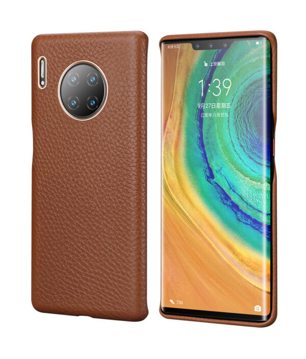 Huawei Mate Serie Einfarbig Mode Huawei mate 30 pro Leder Handyhülle