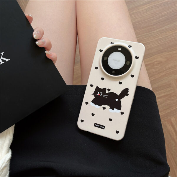 Huawei Mate Serie Mode Plastik Handyhülle Huawei mate 60 pro Katze – Bild 6
