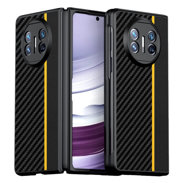 Huawei Mate Serie Einfarbig Leder Handyhülle Mode Huawei Mate X3 – Bild 7