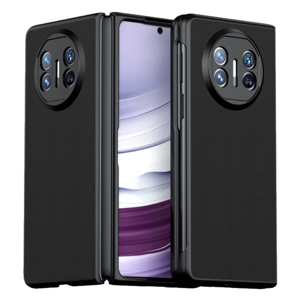 Huawei Mate Serie Einfarbig Leder Handyhülle Mode Huawei Mate X3 – Bild 2