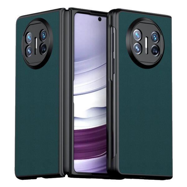 Huawei Mate Serie Einfarbig Leder Handyhülle Mode Huawei Mate X3 – Bild 3