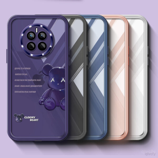 Huawei Mate Serie Huawei Mate 50 Mode Gewalttätiger Bär Silikon Handyhülle – Bild 2